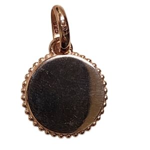 LINKS OF LONDON Sterling Silver Gold Plated Narrative Mini Disc Charm New